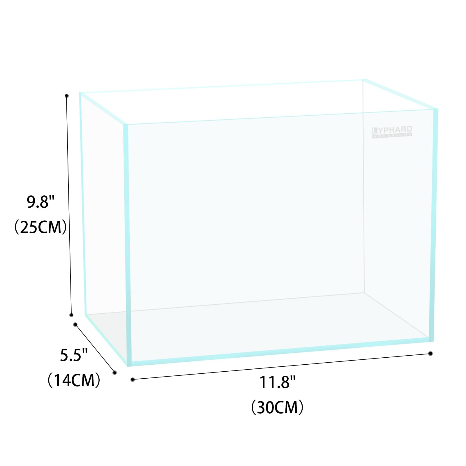 LYPHARD AQUARIUMS ultra-clear low-iron glass delivers crisp visibility