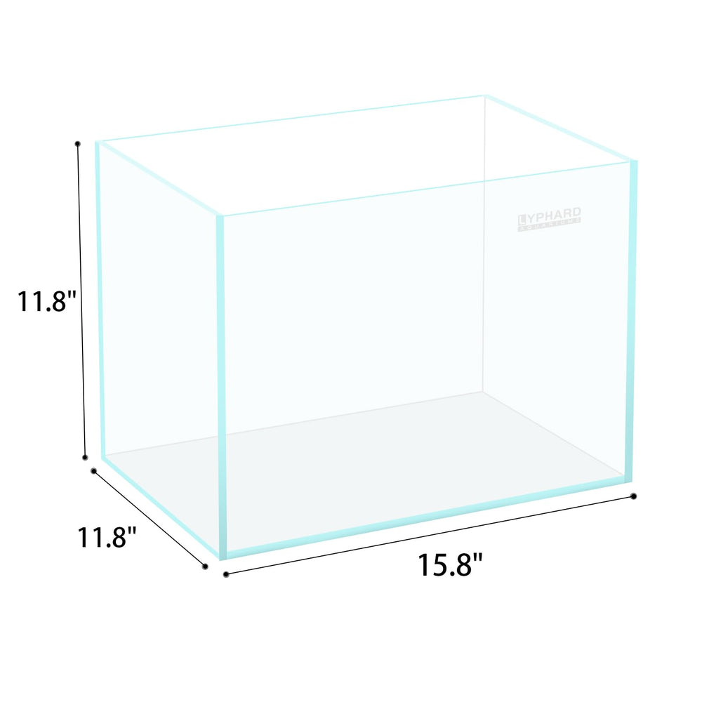 LYPHARD AQUARIUMS ultra-clear low-iron glass close-up highlighting clarity
