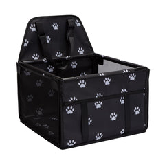 Lyricalife Puppy Car Seat with inner frame provides stable support for small dogs during car rides.