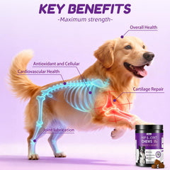 Lysimi hip joint supplement ingredients close-up highlighting glucosamine and chondroitin.