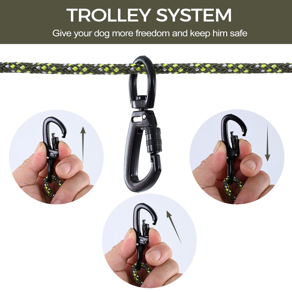 LZ.MZXU 360-degree clip for anti-tangle, easy setup