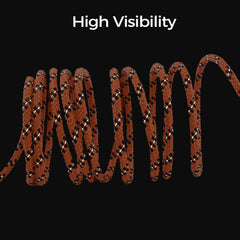 LZ.MZXU reflective rope detail enhances night visibility during camping.