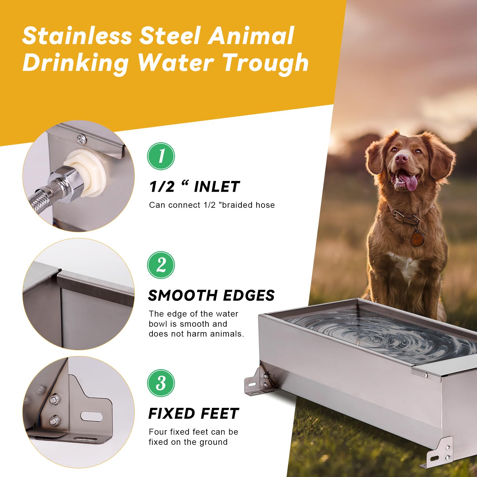 LZWUNYXE outdoor-ready trough shown in rugged environment