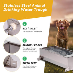LZWUNYXE outdoor-ready trough shown in rugged environment