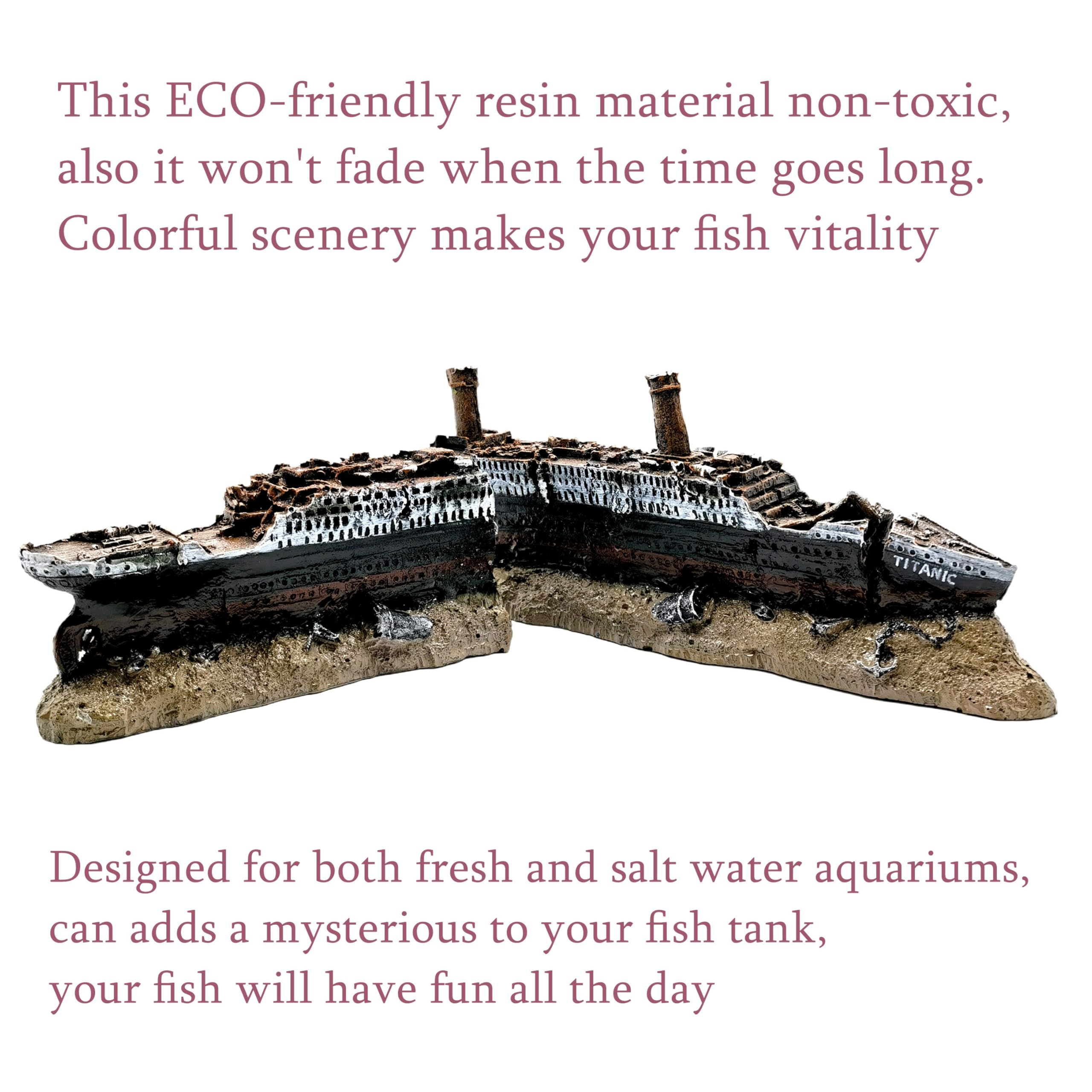 M2cbridge european castle aquarium decor adds focal interest and natural-looking structure.