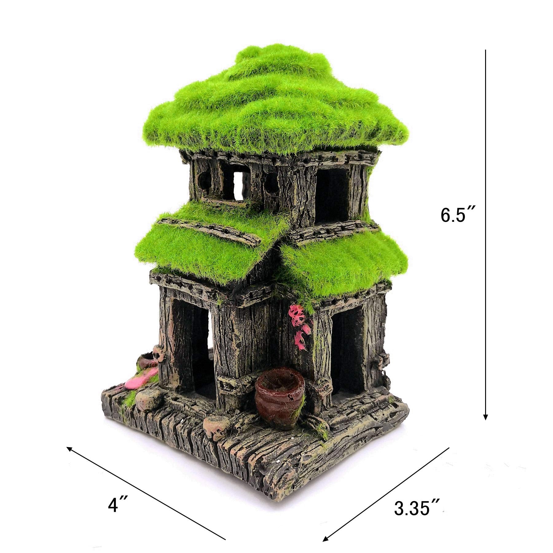 M2cbridge green moss detailing enhances natural aesthetics while keeping water conditions stable