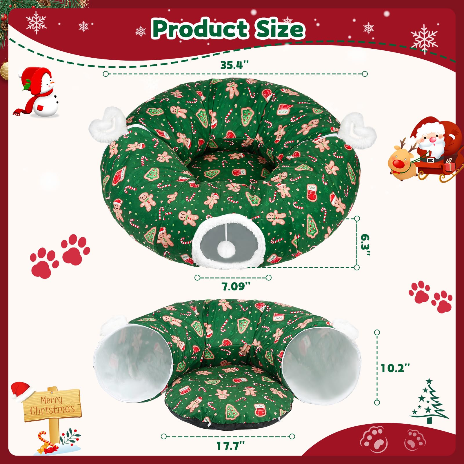 Maansfy cat bed features easy-zip assembly for quick setup.