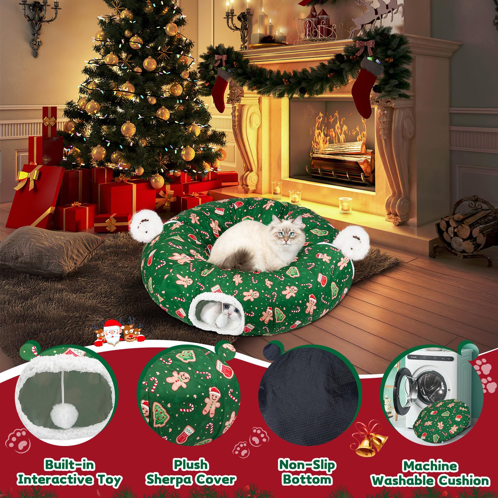Maansfy plush sherpa interior delivers luxurious softness and warmth.
