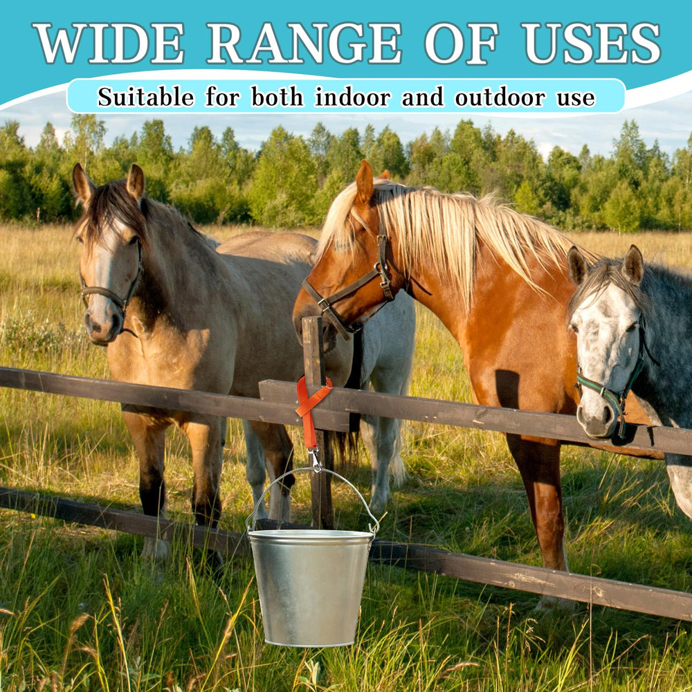 Maasechs 10-pack strap set keeps water buckets and gear organized.