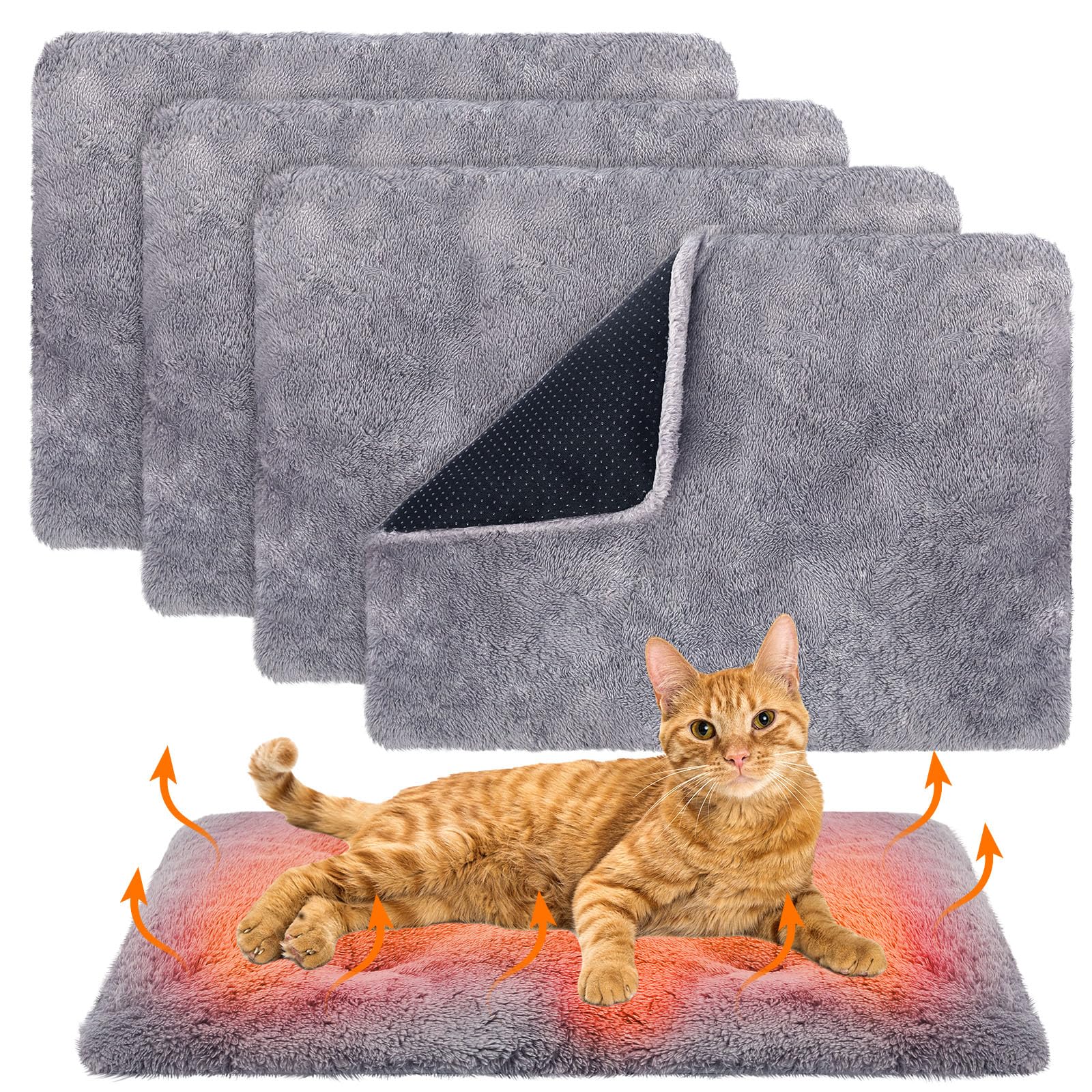 Maasechs self-warming pad pack for multiple pets providing cozy warmth