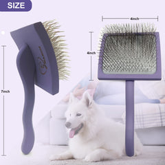 MABCM retractable cushion pad protects skin while brushing.