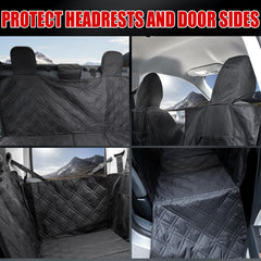 Mabett dog seat cover headrest protection guards seats during excited rides