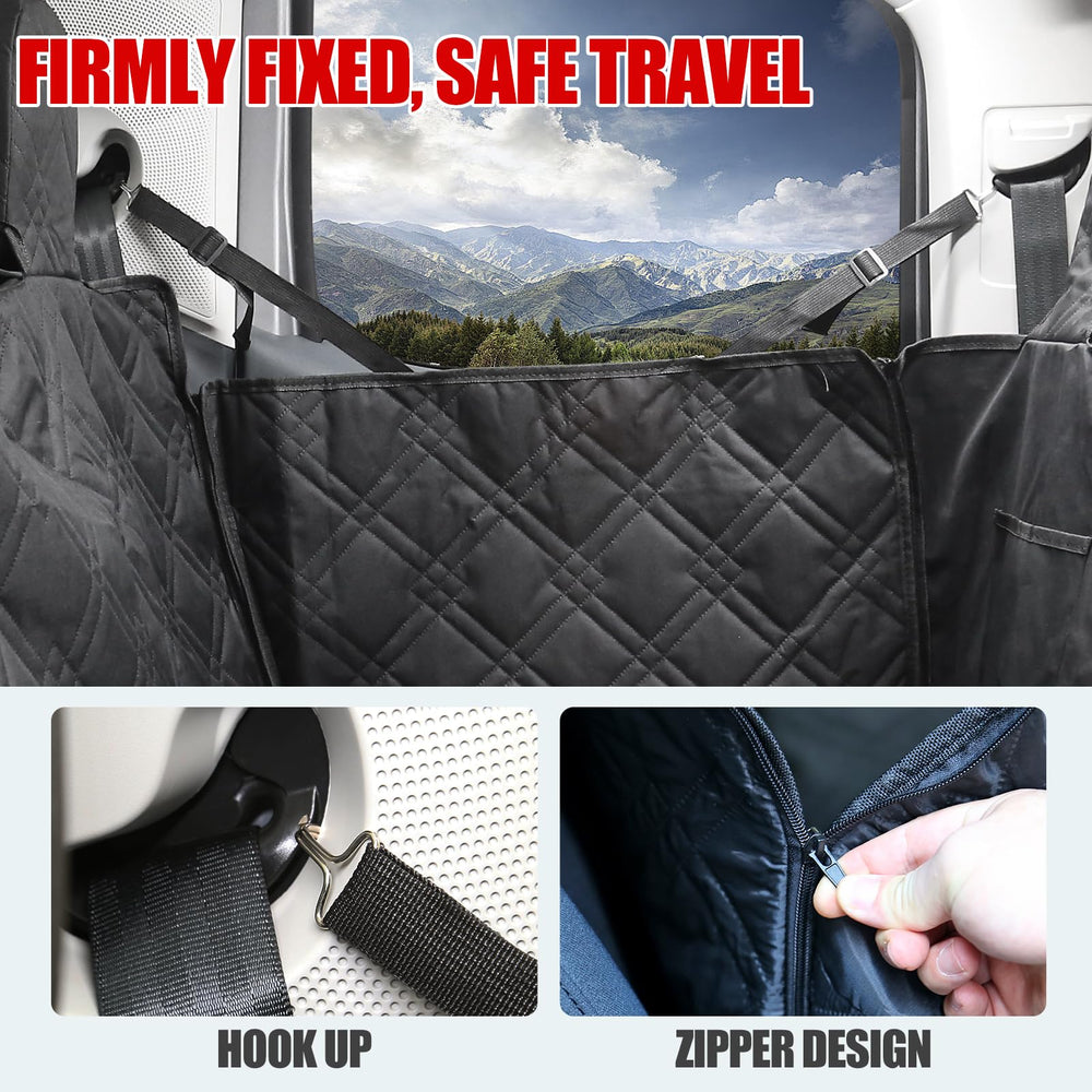 Mabett waterproof Oxford cloth guards seats from mud, spills, and hair