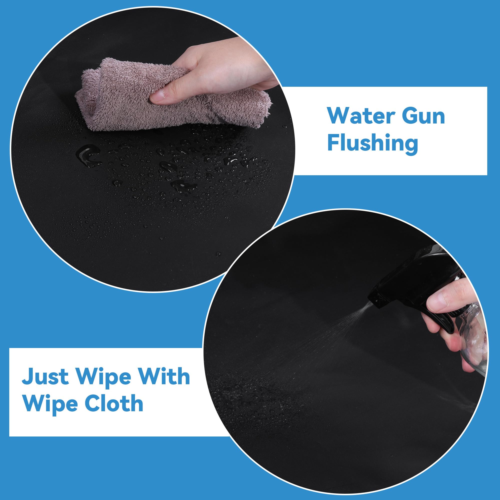 MABOZOO top clips securing pads for stable, mess-free use.