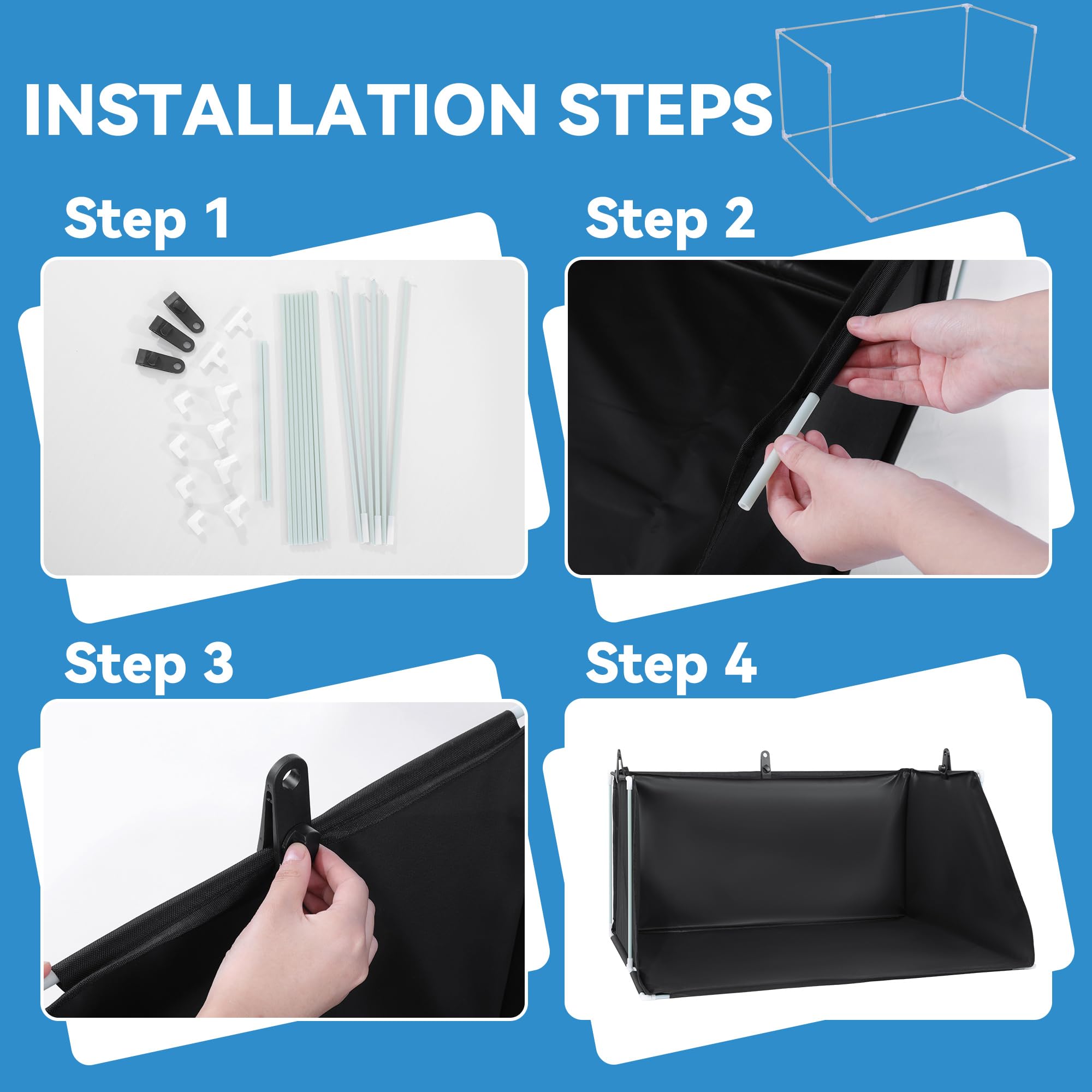 MABOZOO travel-ready setup shown in compact folded form.
