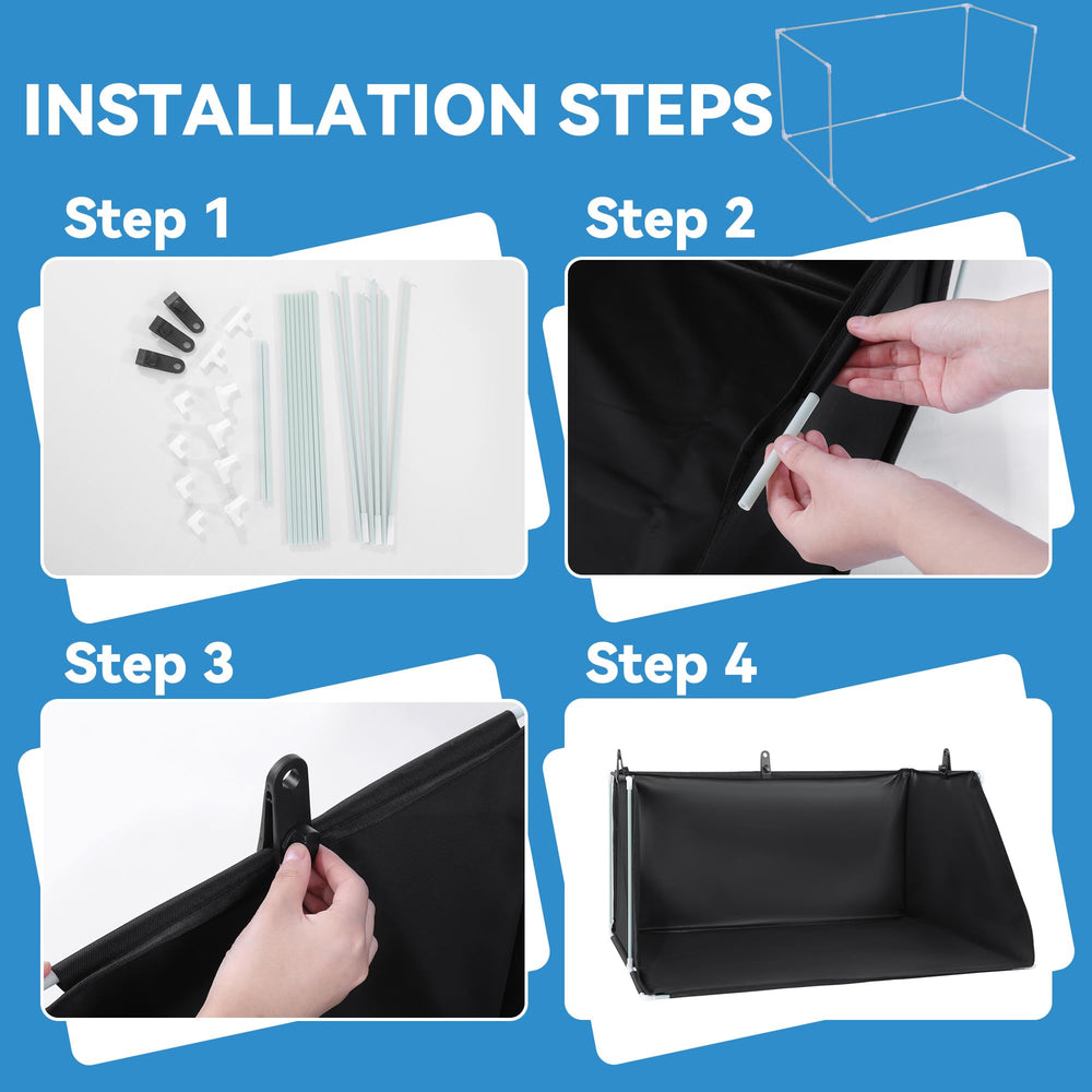 MABOZOO travel-ready setup shown in compact folded form.