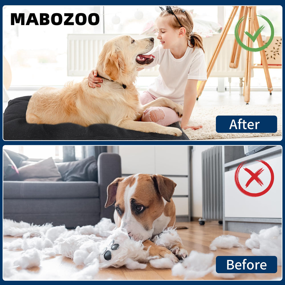 MABOZOO durable crate pad fits inside kennels for long-lasting comfort.