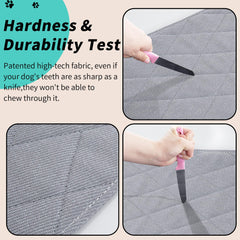 MABOZOO five-layers-protection demonstrates multi-layer comfort and leak prevention.
