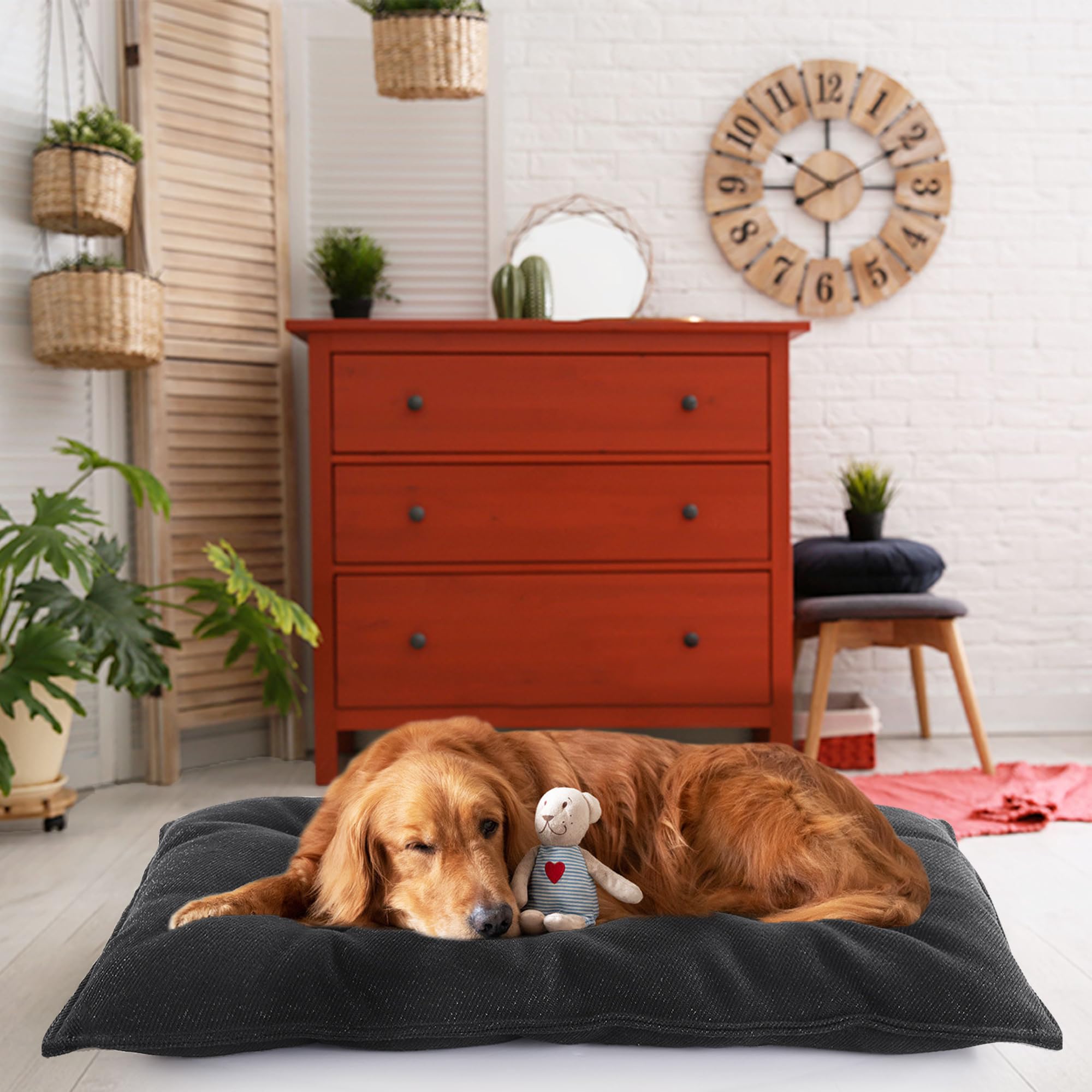 MABOZOO machine-washable dog bed for quick cleaning.