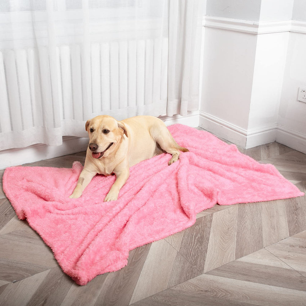 MACEVIA furniture-protector blanket guarding bed and couch from shedding and scratches.