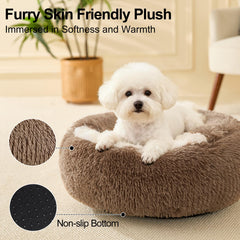 MADDEMCUTE cat cave hooded cover side view highlighting privacy and den-like feel.