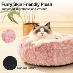 MADDEMCUTE Bean Mush bed faux fur texture provides plush softness for restful naps.