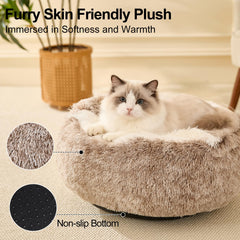 MADDEMCUTE cat cave bed hooded cover showcases private den and calm space.