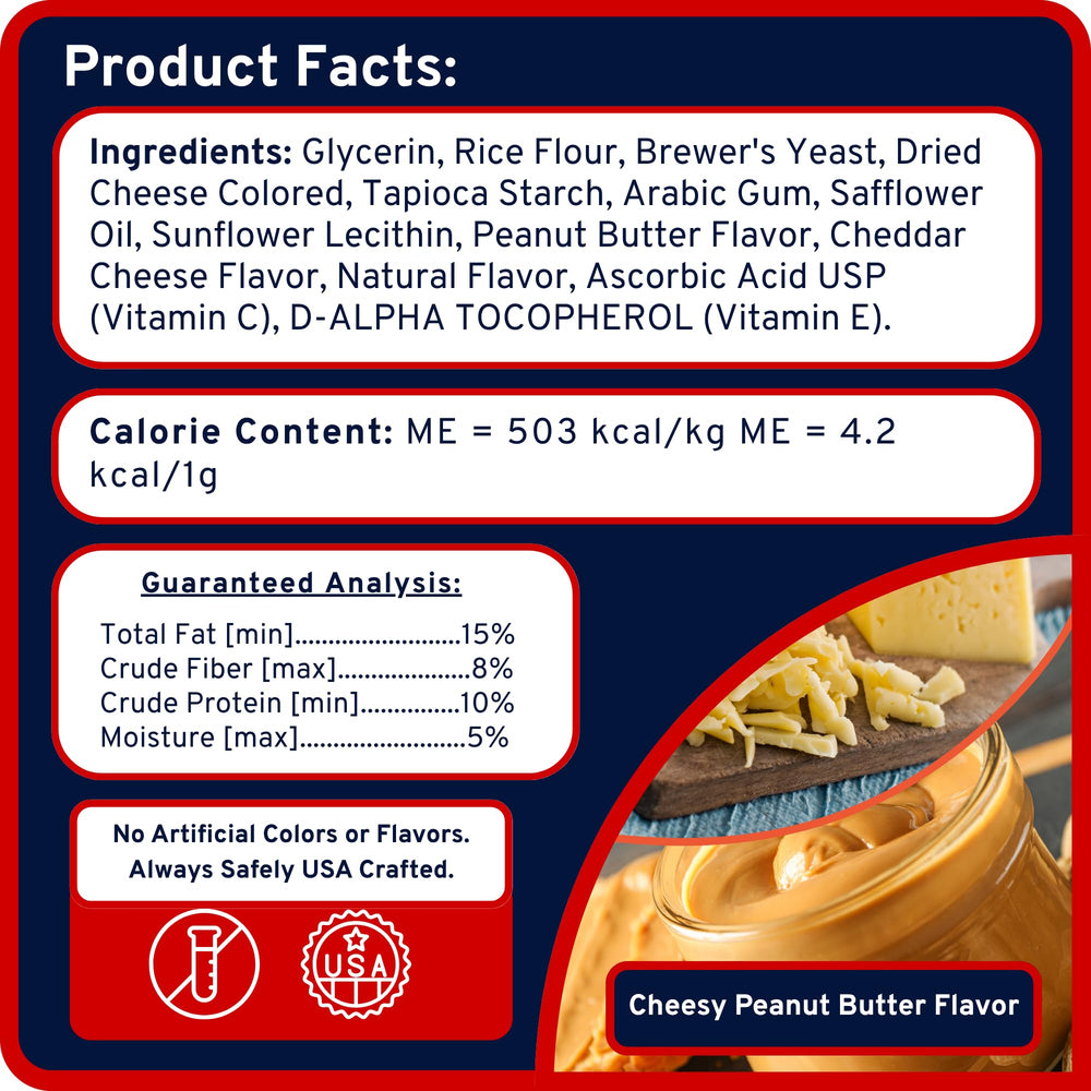 Maddie's Easy Pill Wrap peanut butter cheese flavor – pet-friendly treat during dosing