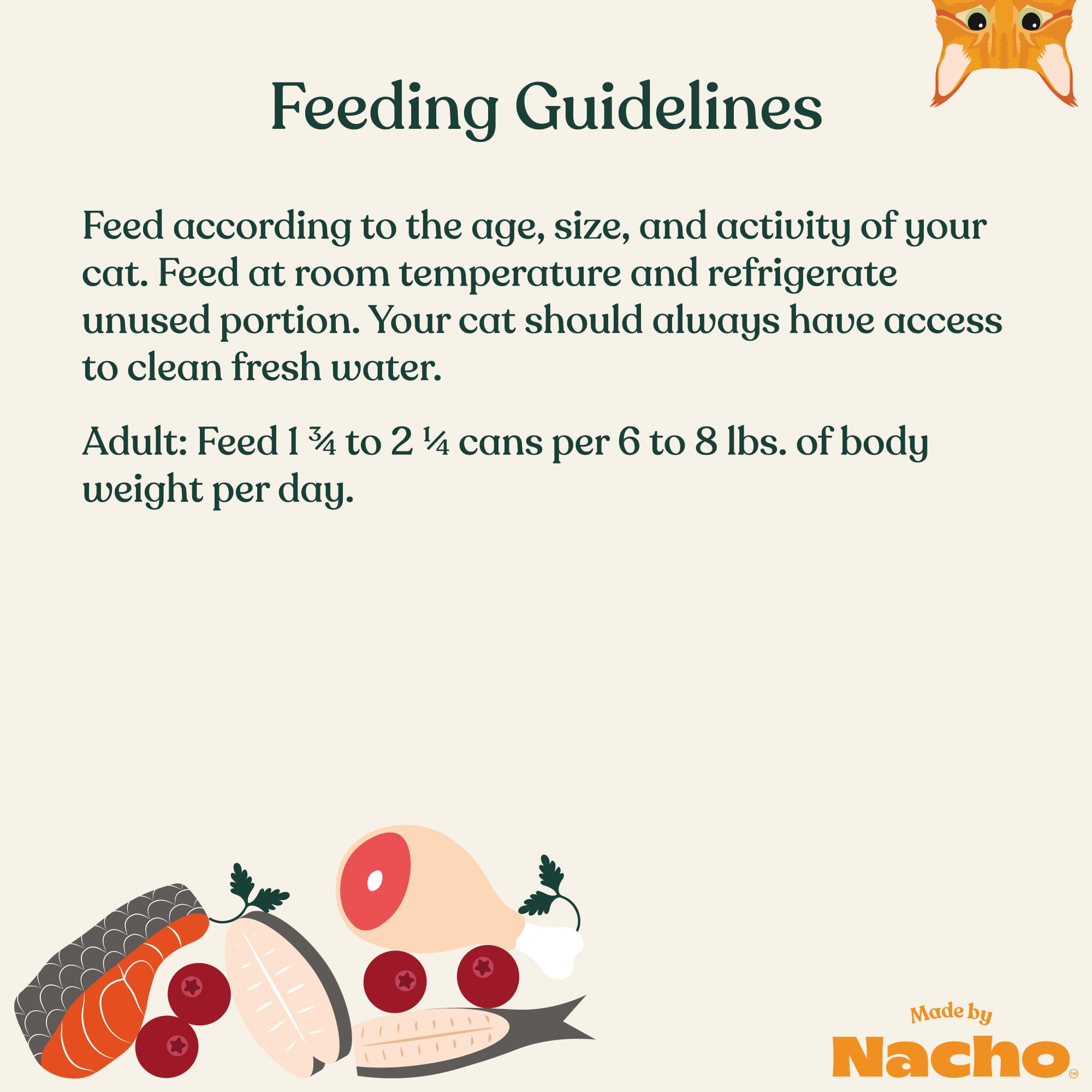 Made by Nacho variety-pack display hints at flavor variety and digestibility.