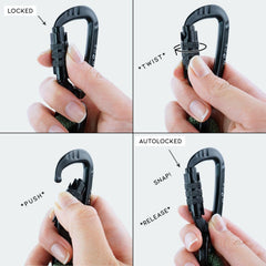 Made To Roam Explorer Leash polyamide nylon rope dries quickly and resists dirt.