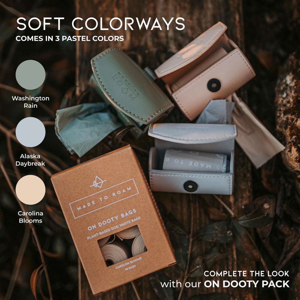 MADE TO ROAM On Dooty Bags pastel colors coordinate with accessories