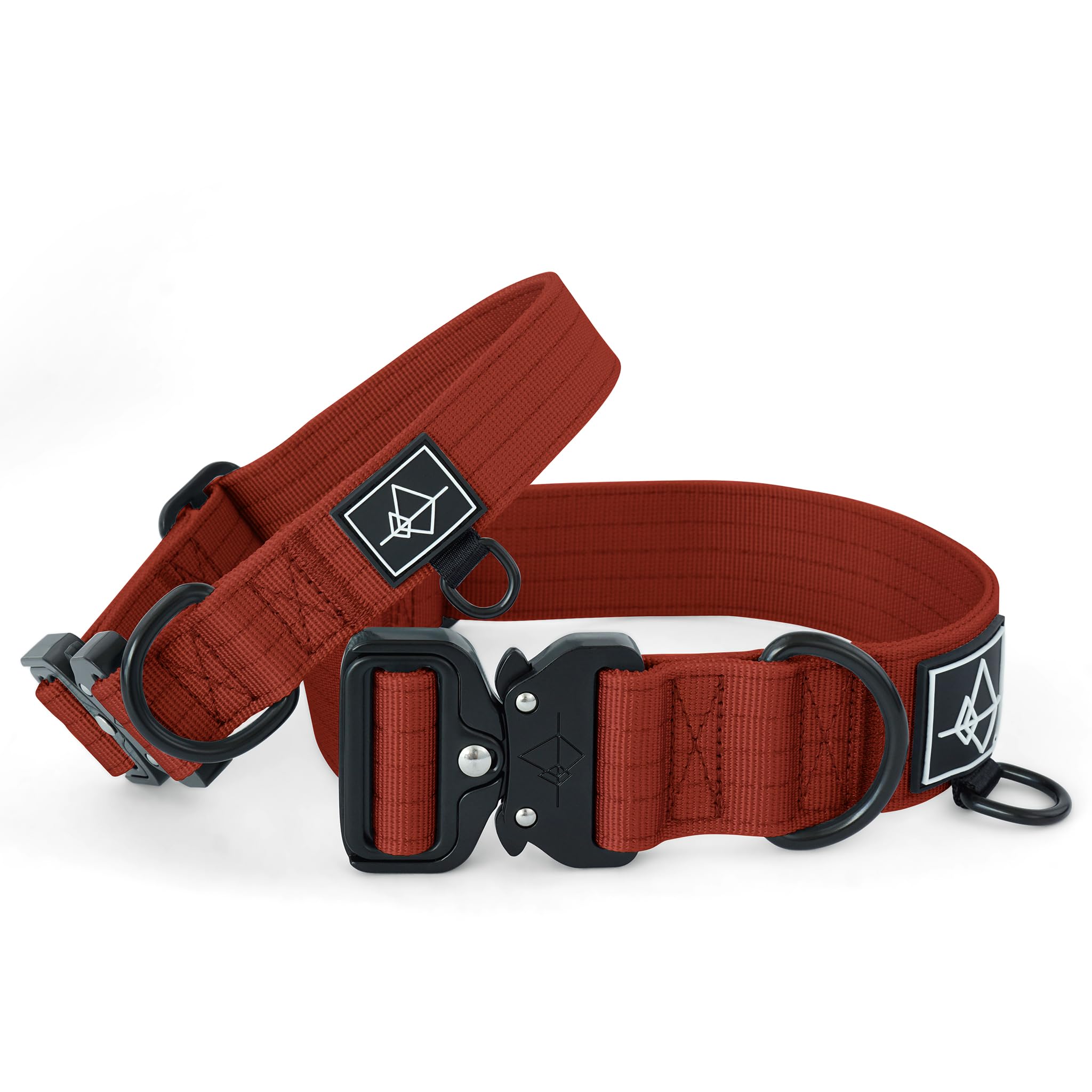 Made to ROAM Premium Dog Collar rugged nylon material with reinforced stitching for tough hikes