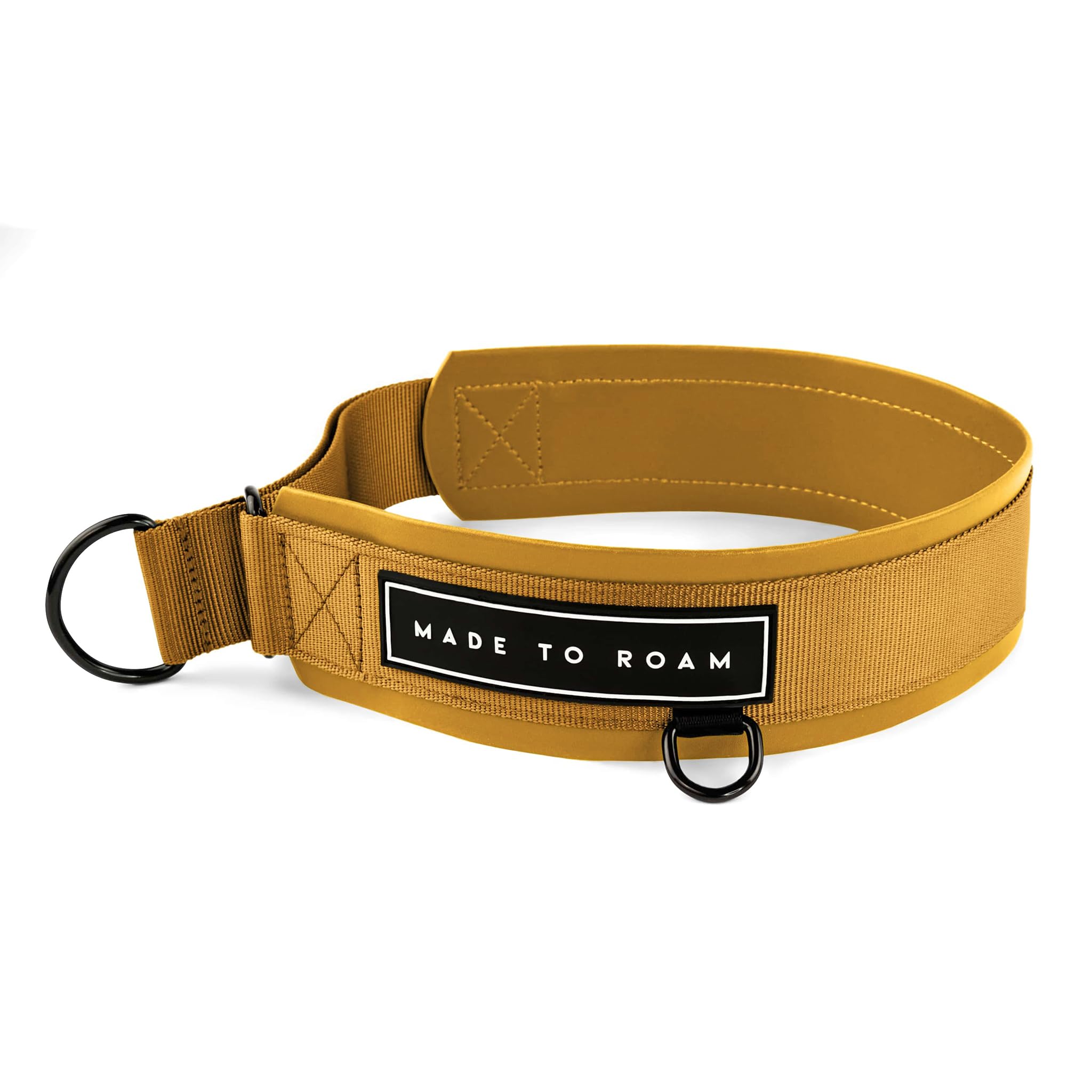 MADE TO ROAM premium everyday dog collar martingale overview highlights slip-on convenience.