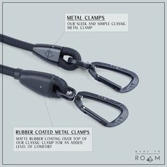 MADE TO ROAM Premium Everyday Leash O-Ring enables quick-access accessories during errands.