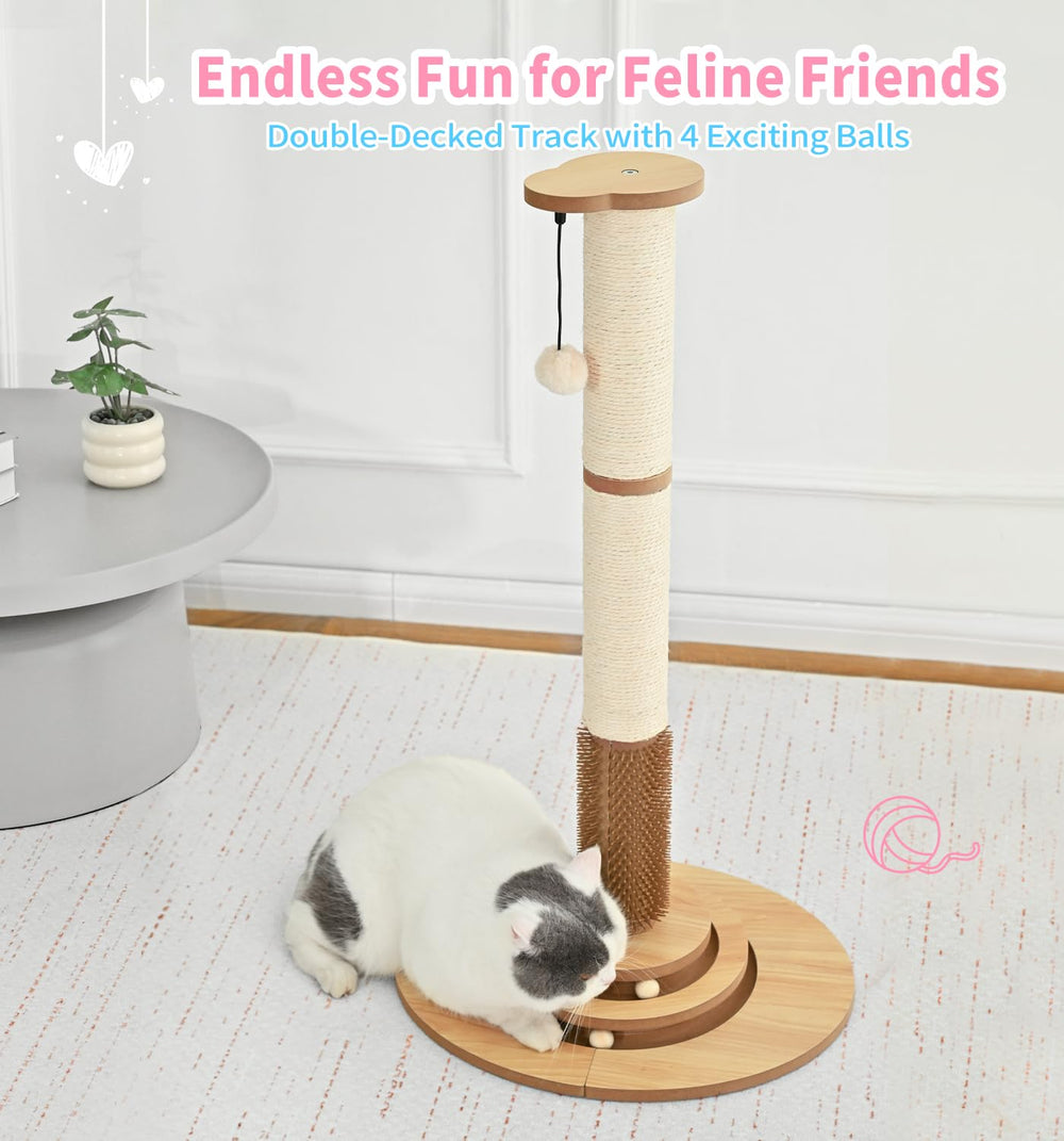MADE 4 PETS beige scratcher complements indoor décor.