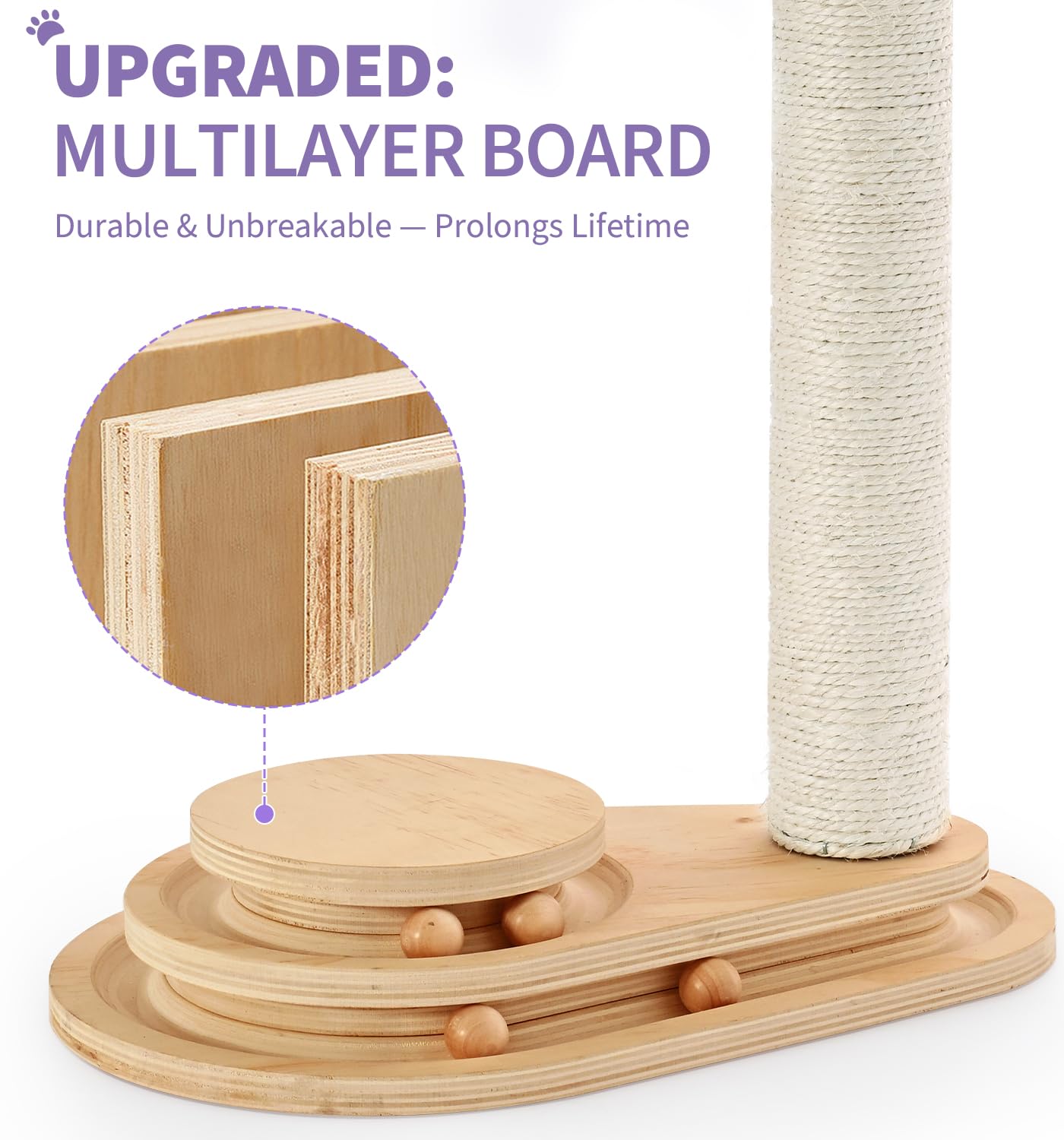MADE 4 PETS ideal for indoor cats seeking solo play.