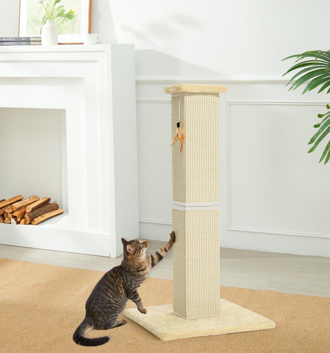 Made4 Pets scratch post for kittens and adults supports healthy play