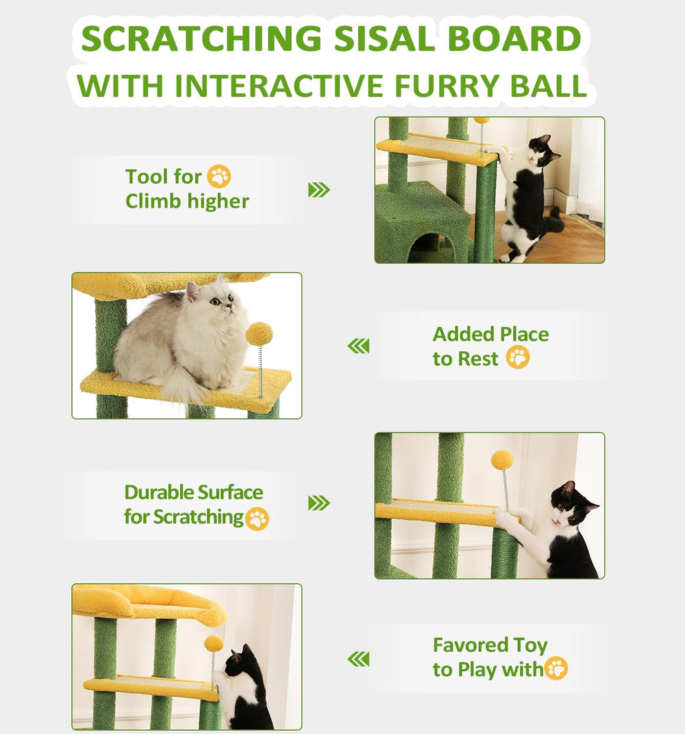 Made4Pets cat tree base shows a strengthened bottom for stable climbing and jumping.