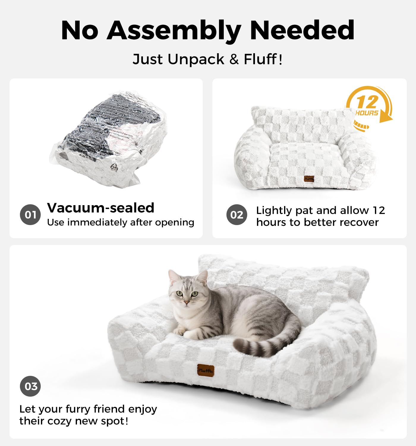 MADE 4 PETS dog couch bed large size; spacious lounging space for bigger pets.