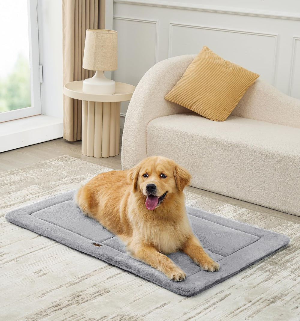 MADE 4 PETS outdoor-friendly gray pad for crates and kennels anywhere