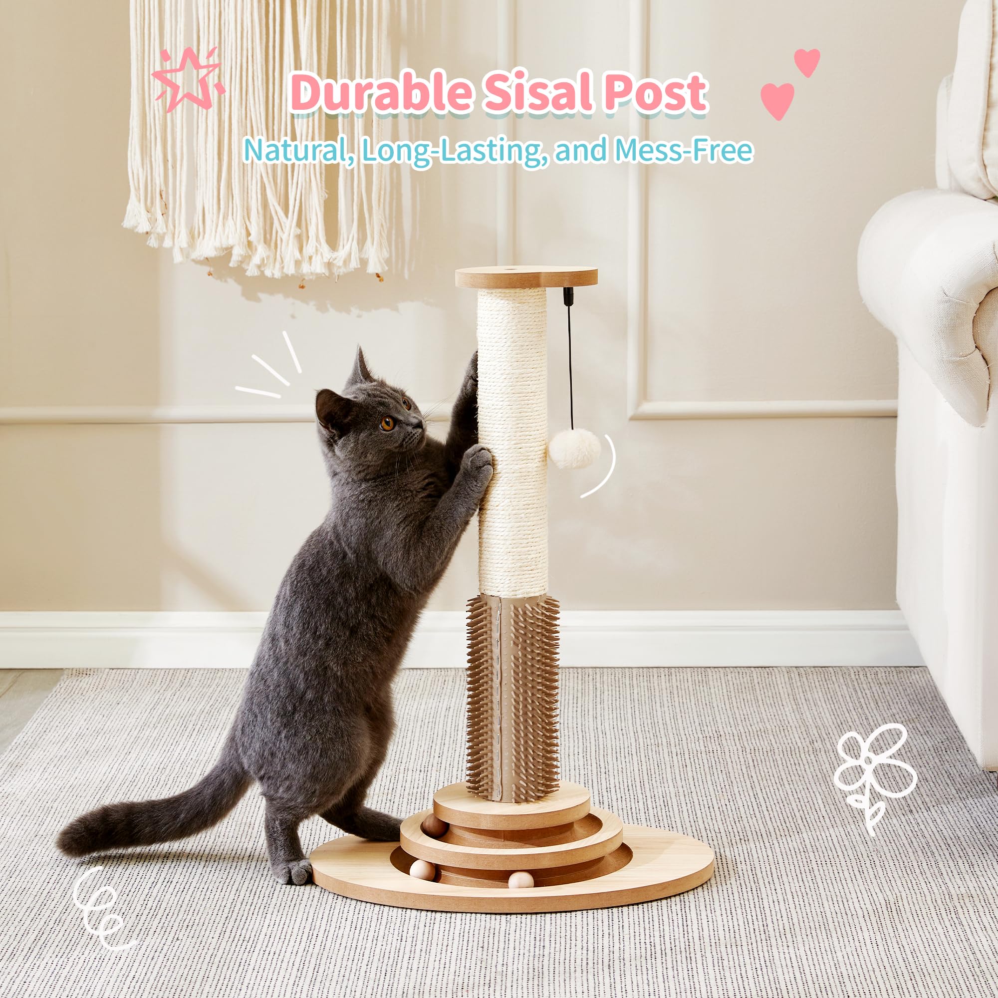 Made4Pets heavy-base stability helps prevent tipping during use.