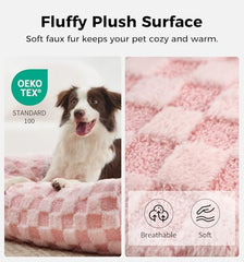 MADE 4 PETS indoor couch bed pink medium side view for secure naps