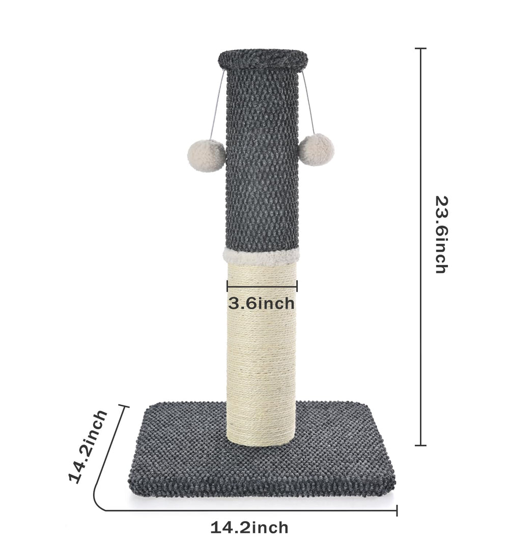 MADE 4 PETS tall cat scratching post easy assembly saves setup time.