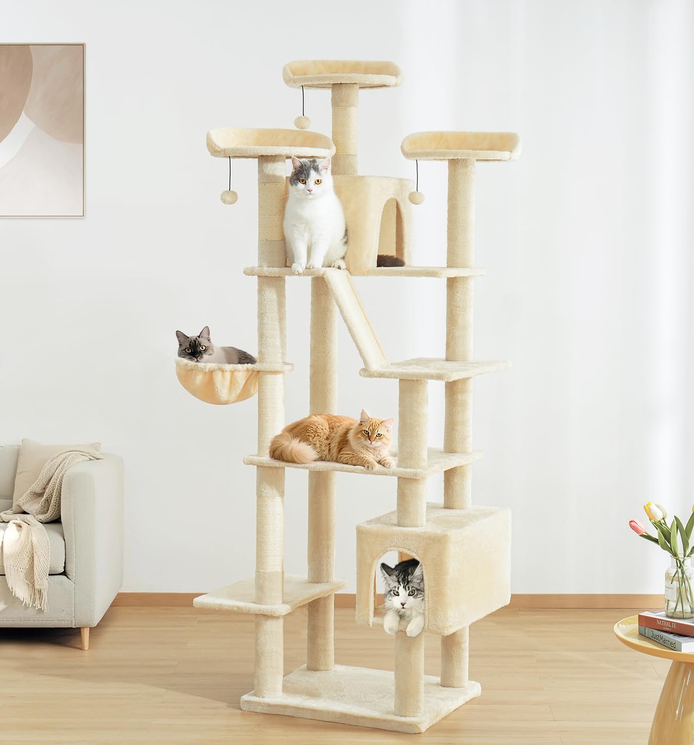 MADE 4 PETS soft beige fabric is gentle on paws