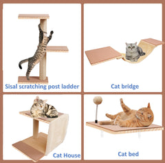 MADNIU cat wall shelves hammock offers cozy resting nook for naps