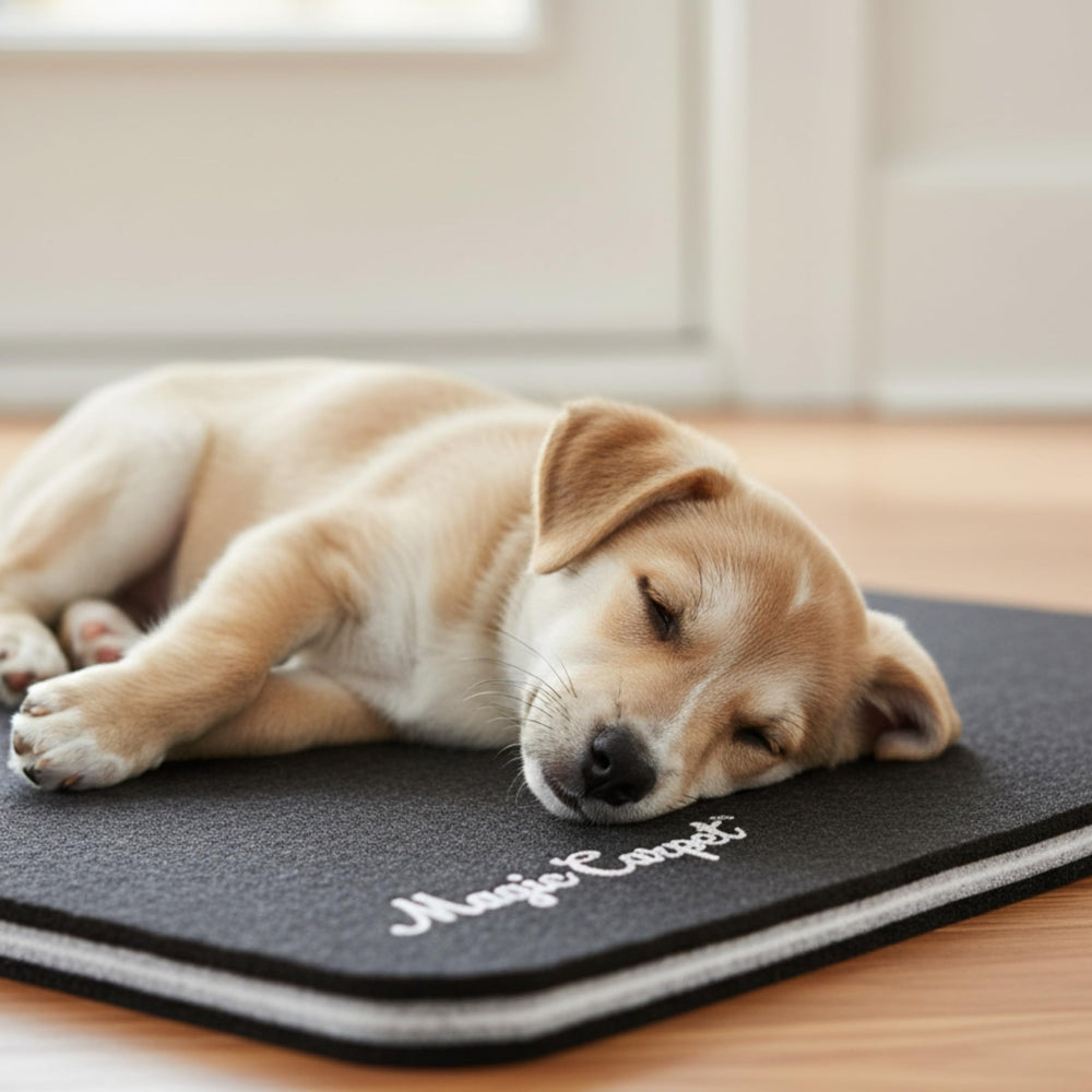 Magic Carpet uses recycled materials for a rugged, long-lasting mat.