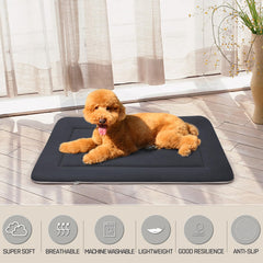 Magic Dog Large Dog Bed non-slip-bottom prevents shifting on crates and floors