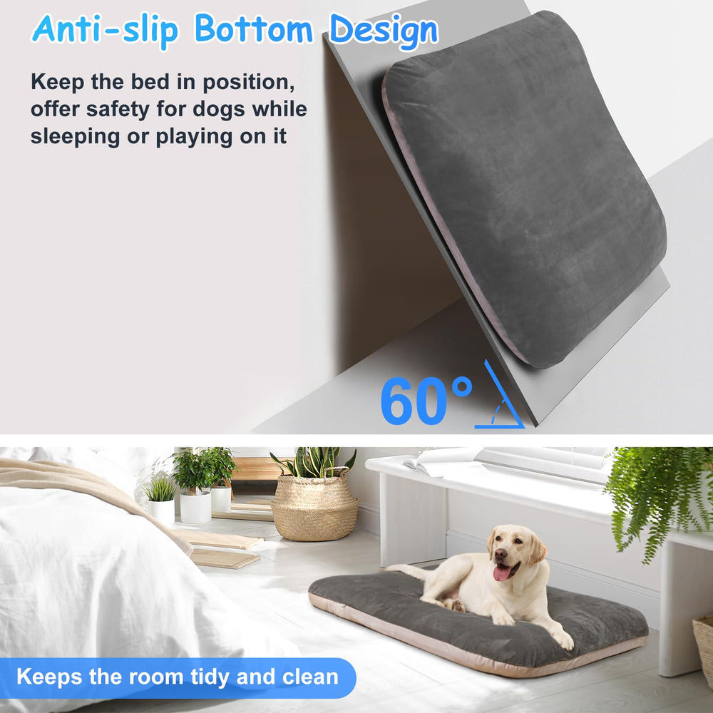 Magic Dog XL dog bed with dog paws on bed demonstrating size.