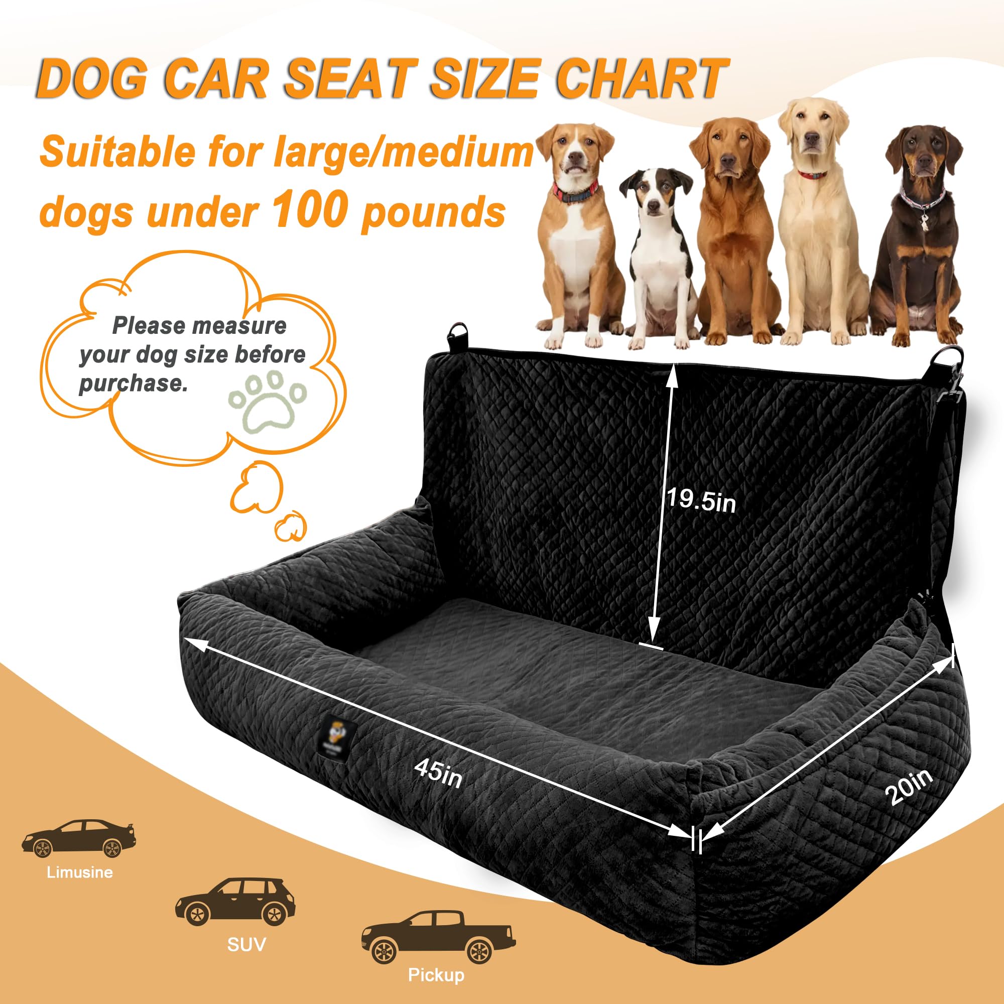 MagicFox dog car seat soft-cushion-closeup highlights plush warmth for pets.