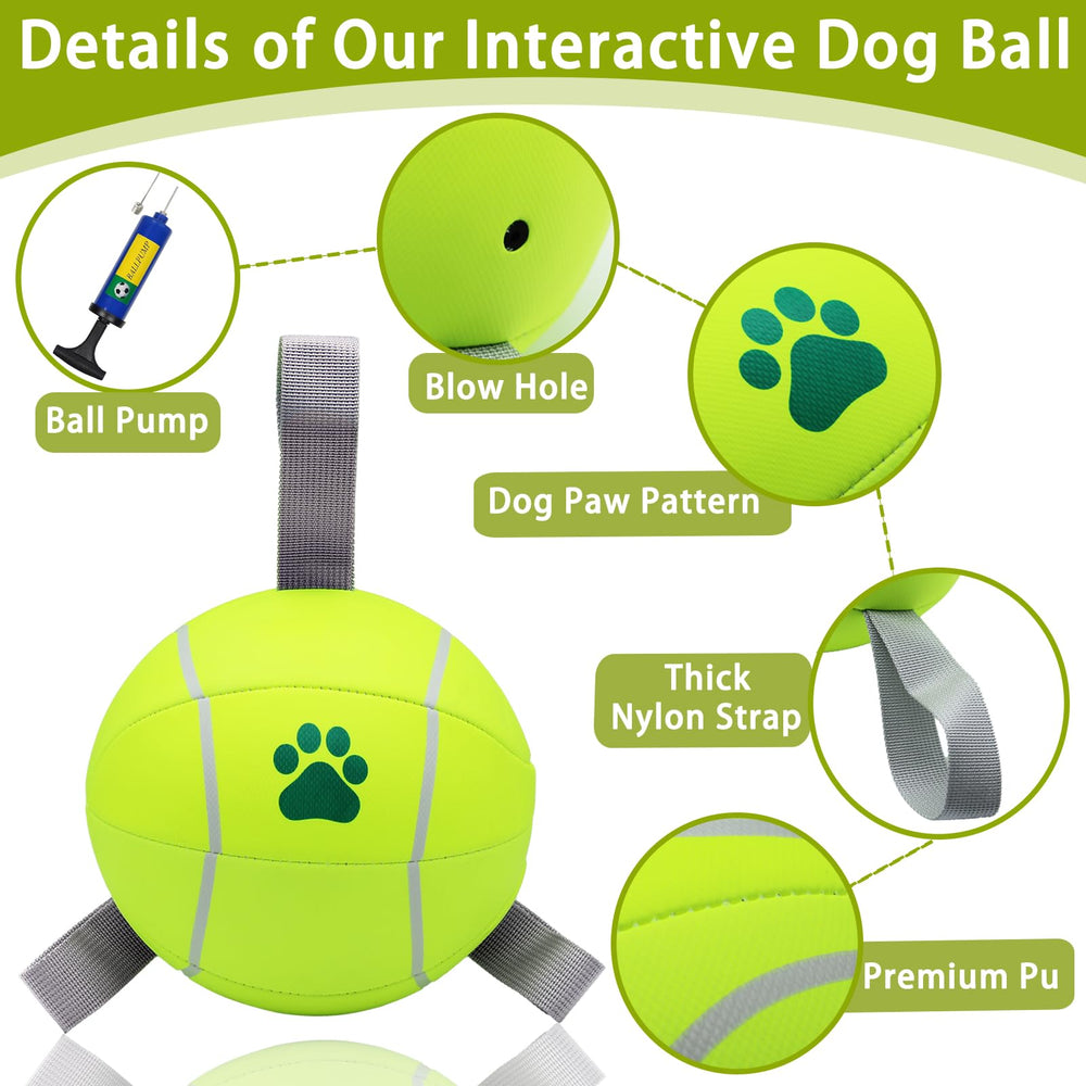 Magicorange dog ball yellow during water play shows buoyant design for pool or lake games.